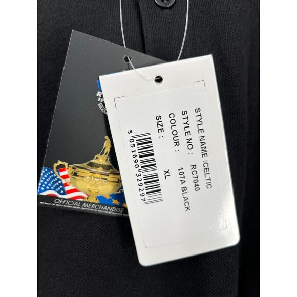 2010 Ryder Cup Celtic Manor Glenmuir Golf Polo Shirt Mens XL NWT - Picture 6 of 7